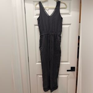 Charcoal Synch-waist Jumper